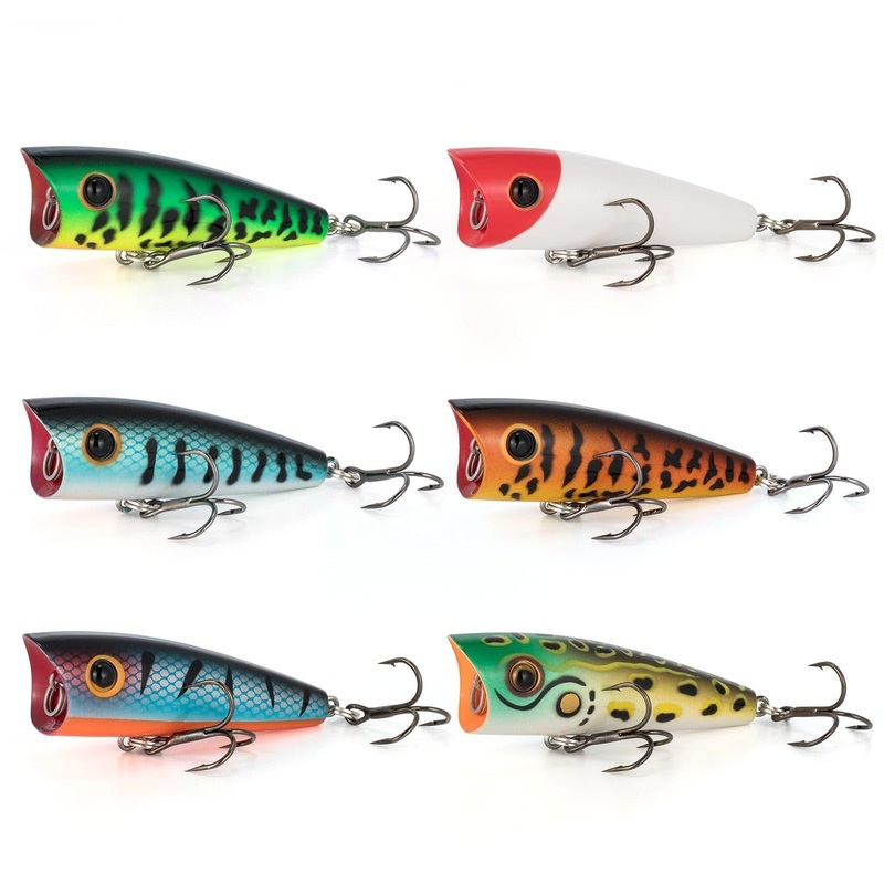 Dr.Fish Topwater Popper  Fishing Lures  2.4  1/4oz