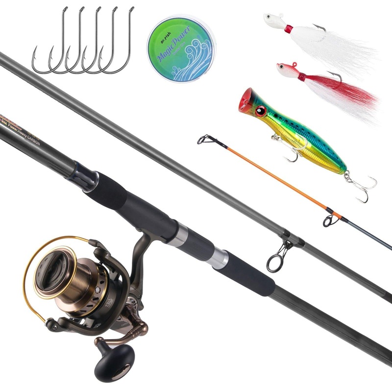 Dr.Fish 12FT Surf Rod and LS-10000 Reel Combos