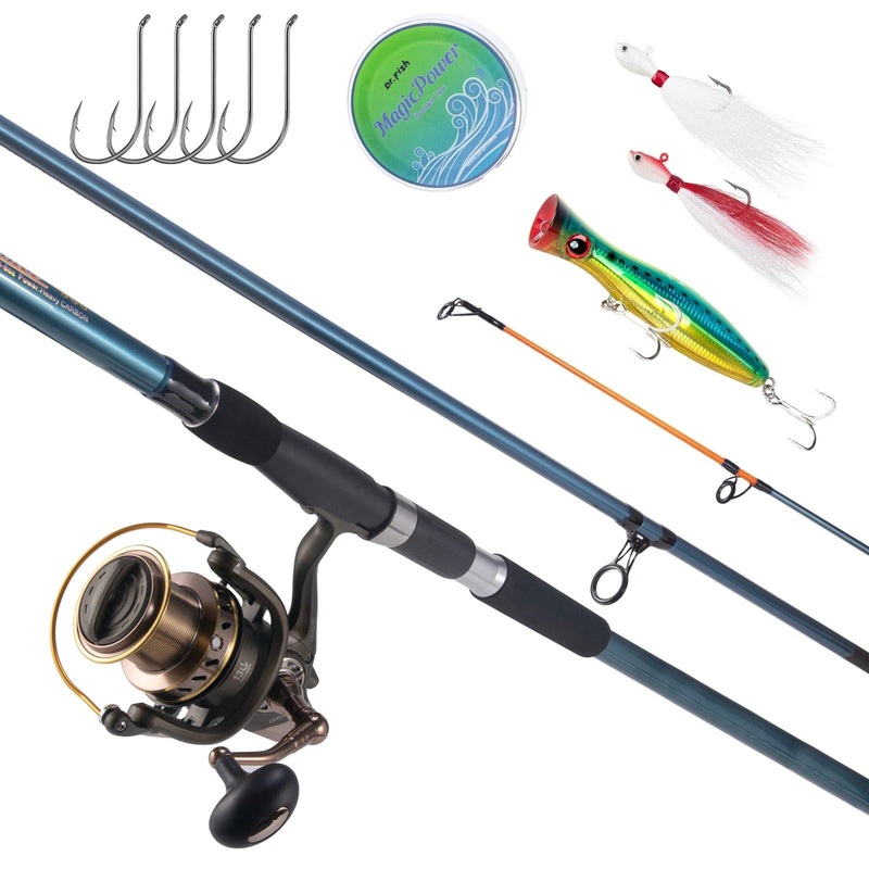 Dr.Fish 12FT Surf Rod and LS-10000 Reel Combos