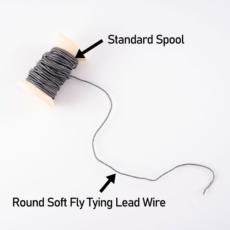 Dr.Fish 6pcs Spools Fly Tying DIY Lead (5.47 yds/ roll)