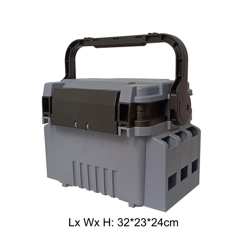 Dr.Fish Double Layer Tackle Box ( L*W*H:32*23*24cm)