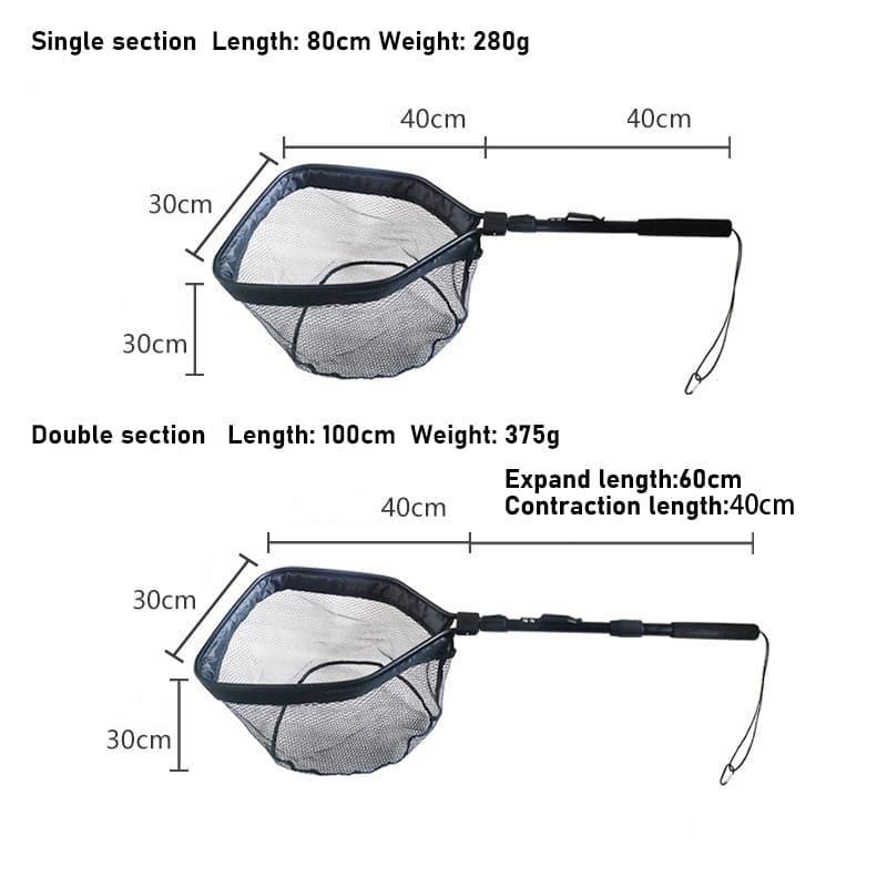Dr.Fish Telescopic Fishing Landing Net 40/60cm