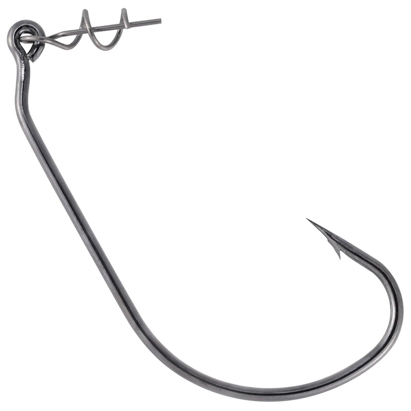 Dr.Fish 100pcs Soft Plastic Lures Worm Hooks 1/0-5/0