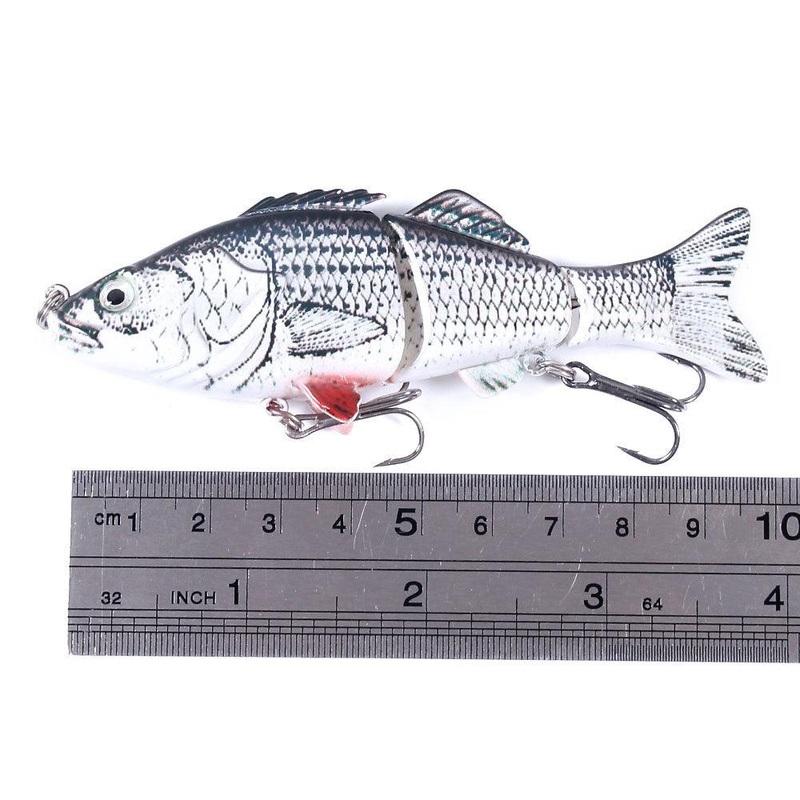 Dr.Fish 3 Jointed Fishing Lures Sinking Swimbait 10cm