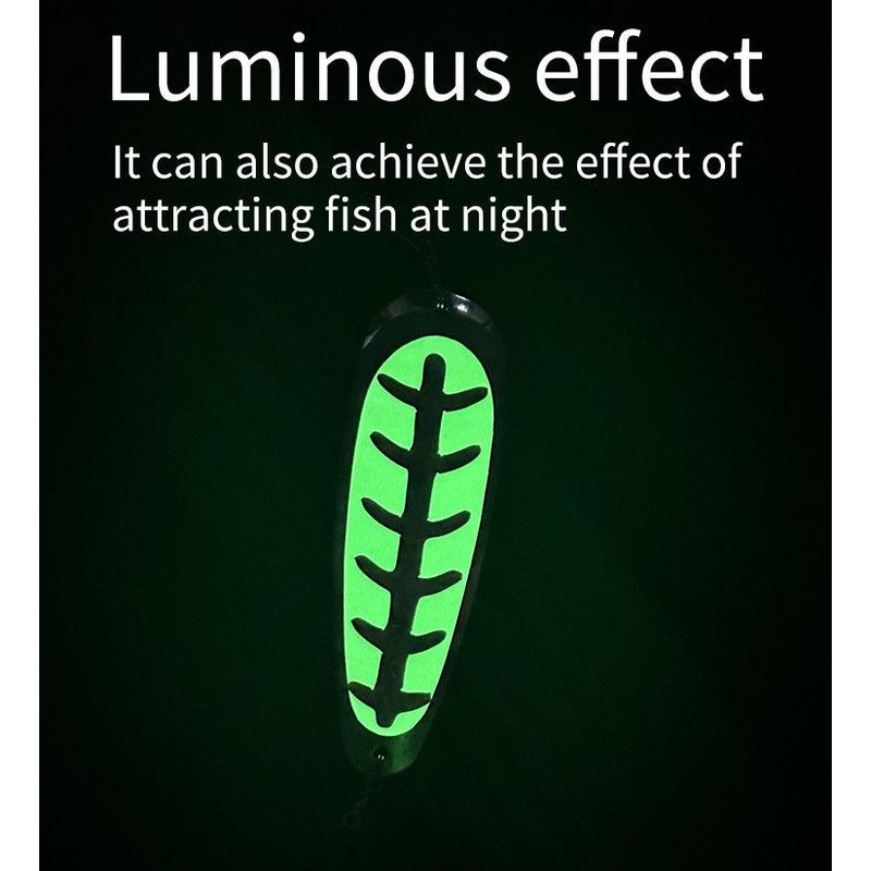 Dr.Fish Blade Fishing Flasher Spoon 5.5”