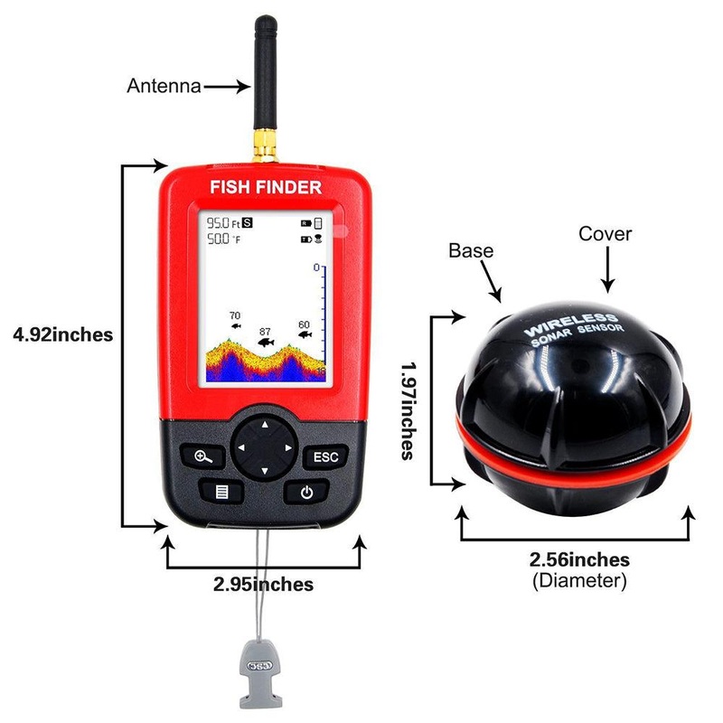 Dr.Fish Portable Kayak Depth Finder
