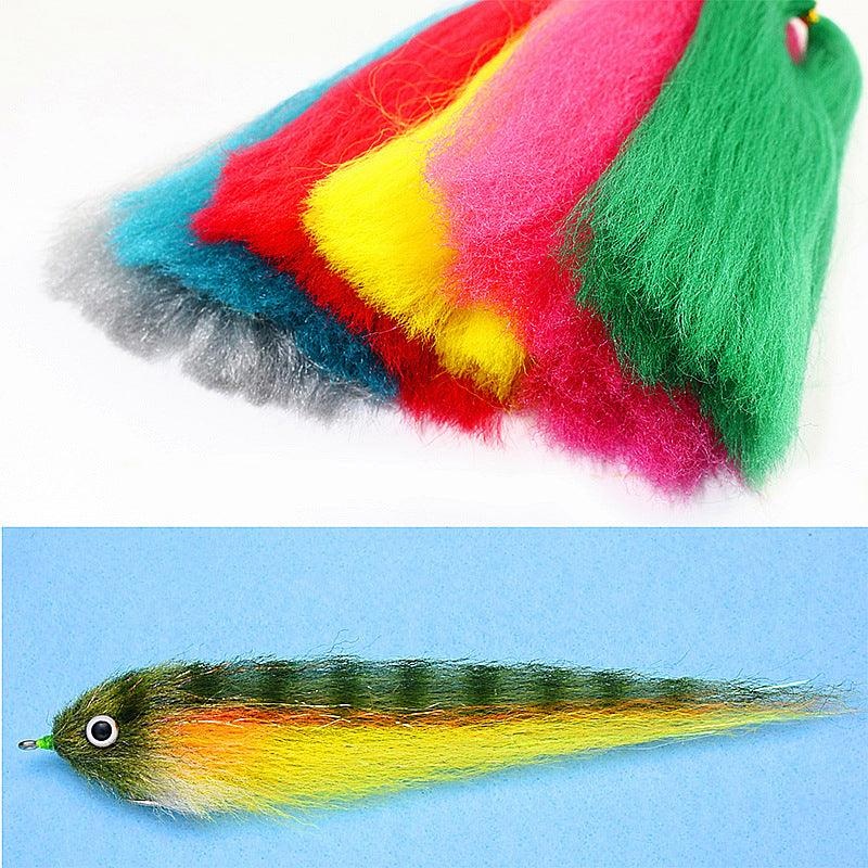 Dr.Fish 1 Pack 40CM Synthetic Fiber Fly Tying Material (12 colors)