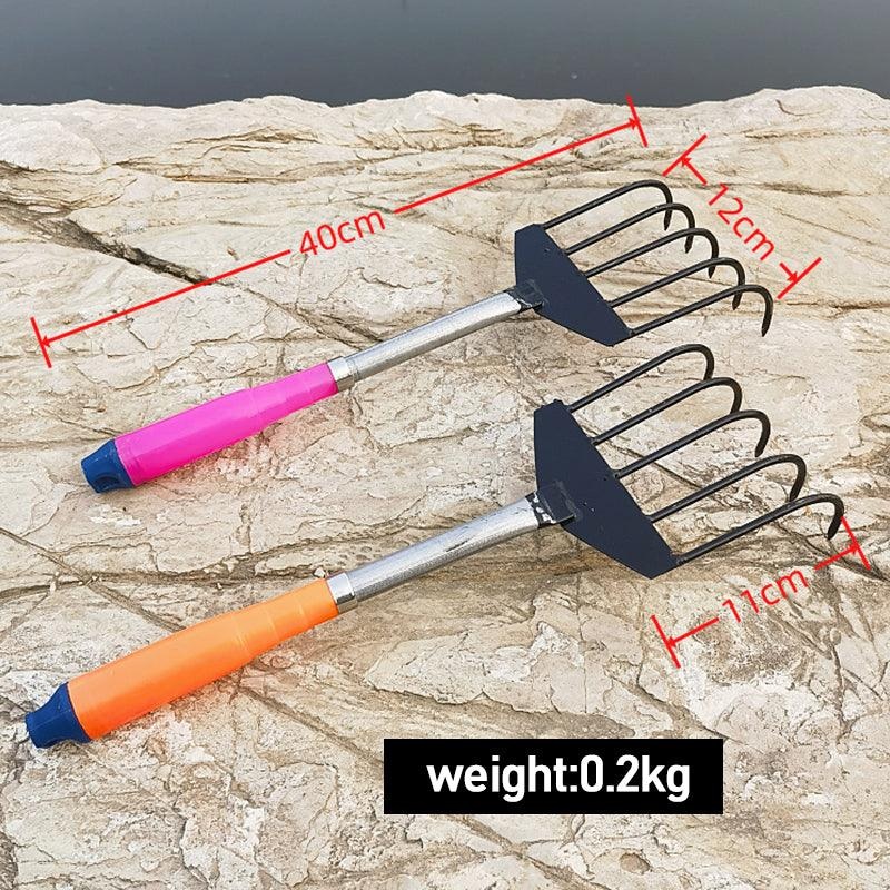 Dr.Fish 5 Tines Iron Claws Hand Rake 40cm
