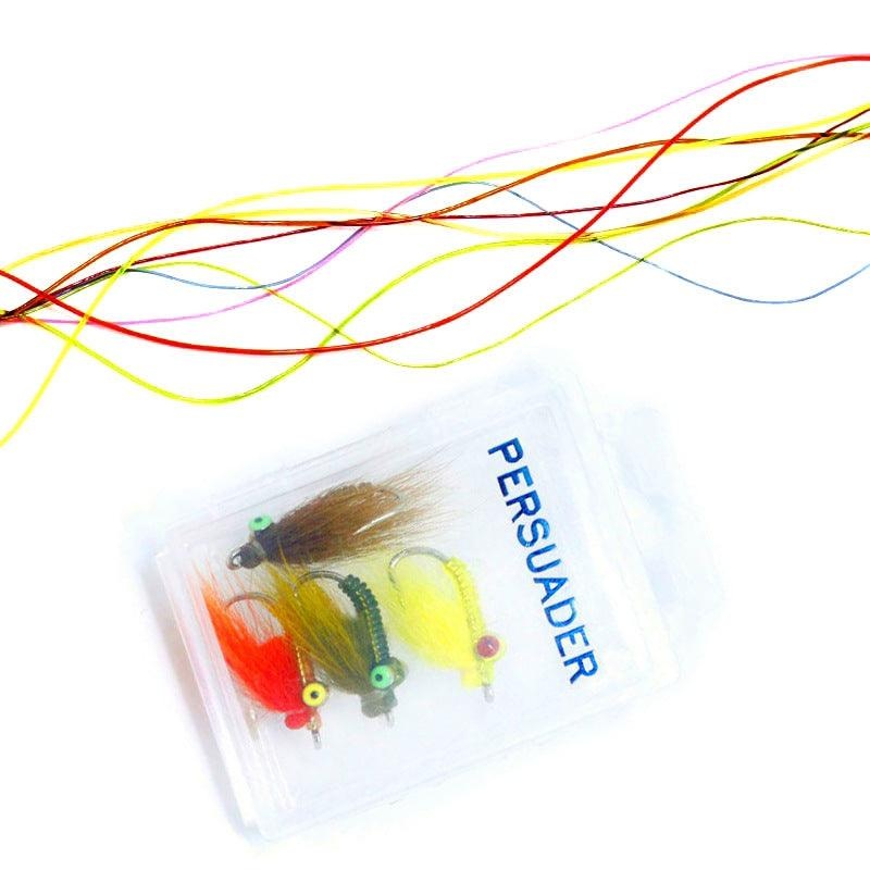 Dr.Fish Transparent Glassy Body Wrap Fly Tying Materials 3mm (6 colors)