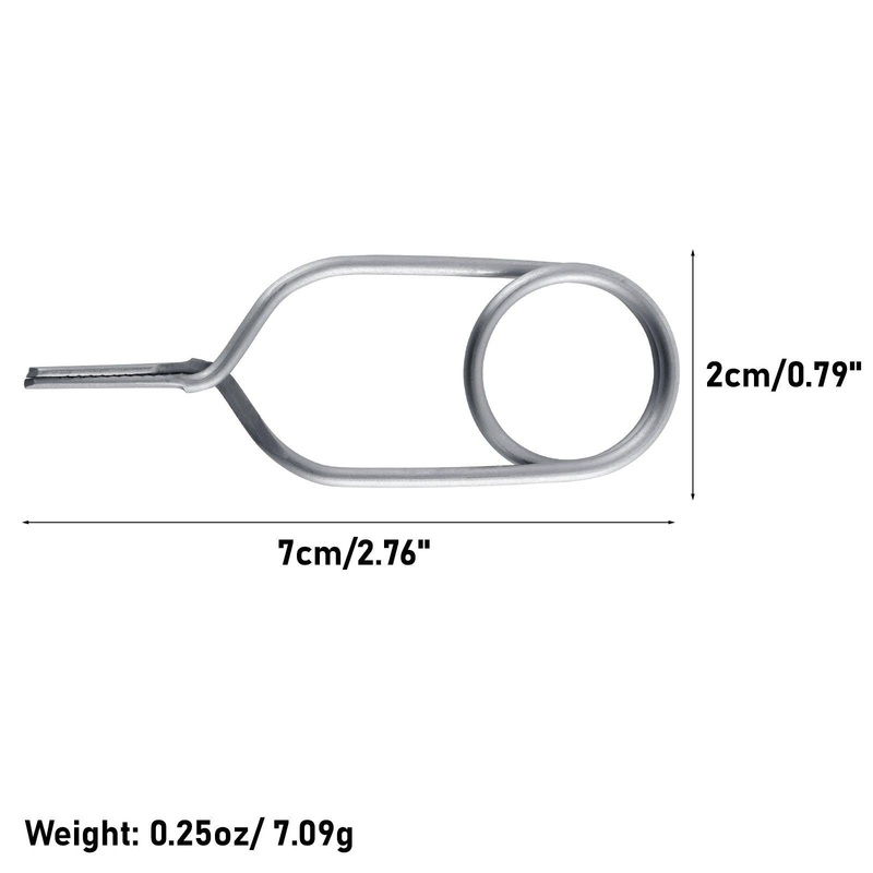 Dr.Fish 1pc Fly Tying Hackle Pliers 2.76 x 0.79