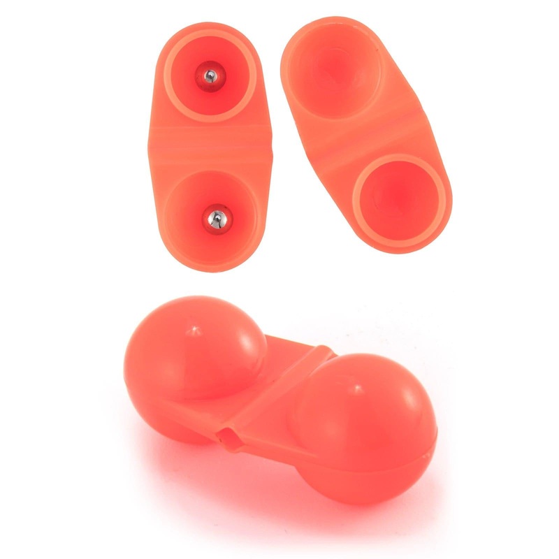 Dr.Fish 20/50pcs Double Rattle Beads