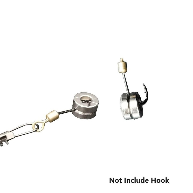 Dr.Fish 20 pcs Fishing Sinker Disc Magnetwith Holes