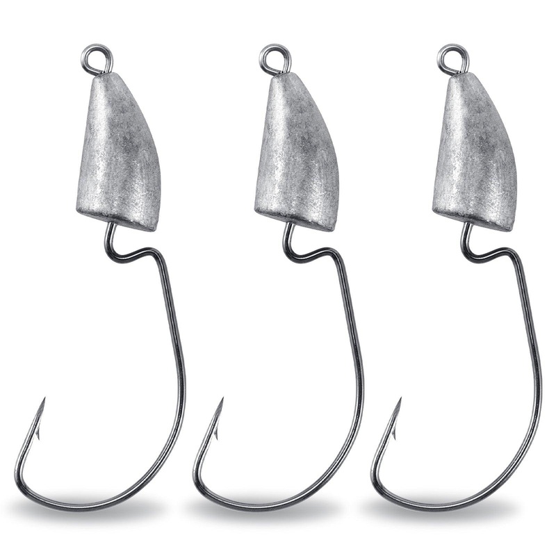 Dr.Fish 20pcs Weighted Swimbait Jigs 1/16-1/2oz