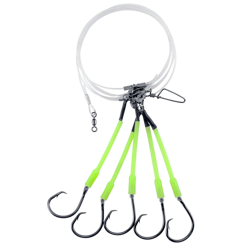 Dr.Fish 2pcs Glow Deep Drop Snapper Rigs 6/0-9/0