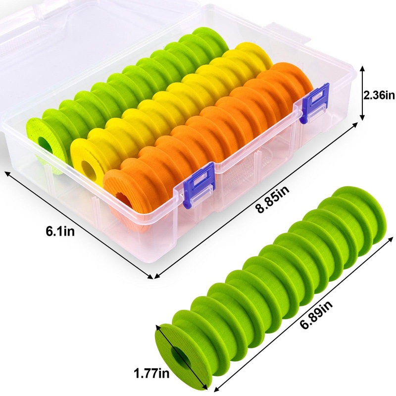 Dr.Fish 3pcs Fishing Line Storage Holders