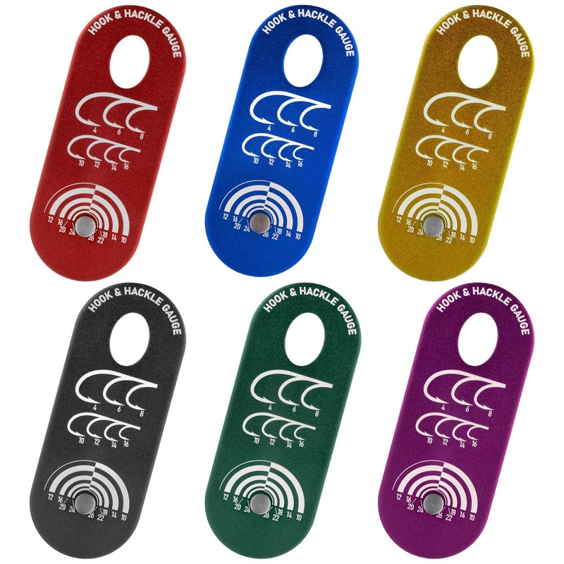 Dr.Fish Metal Whiting Farms Hackle Gauge