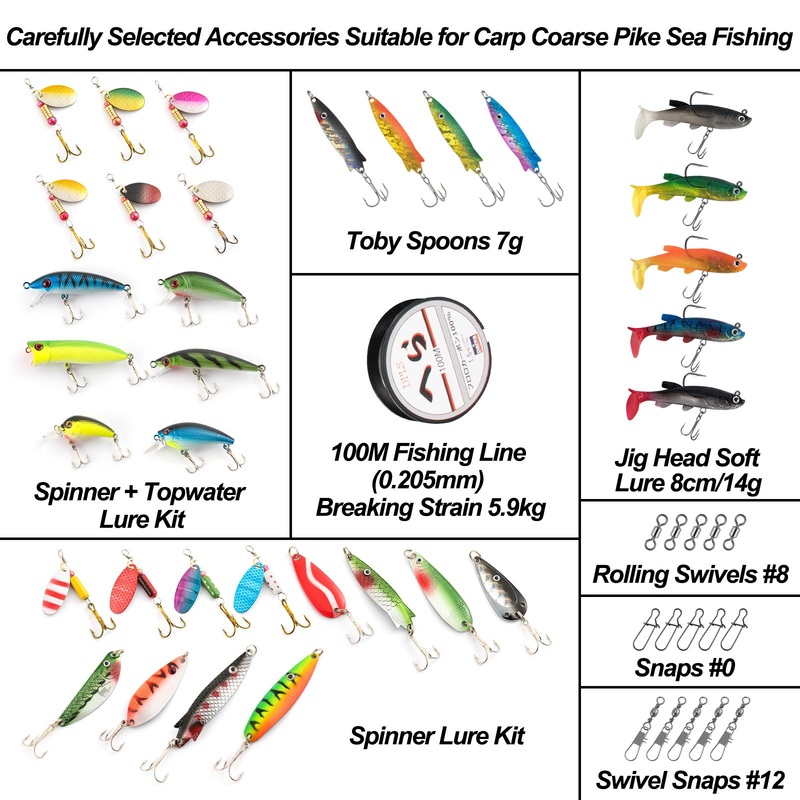 Dr.Fish Fishing Rod Reel Comb Telescopic Rod with Spinning Reel 1000