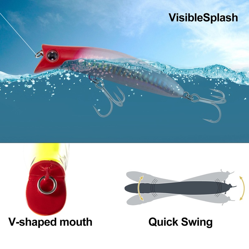 Dr.Fish Floating Lure 90/110mm Surface Minnow Lure