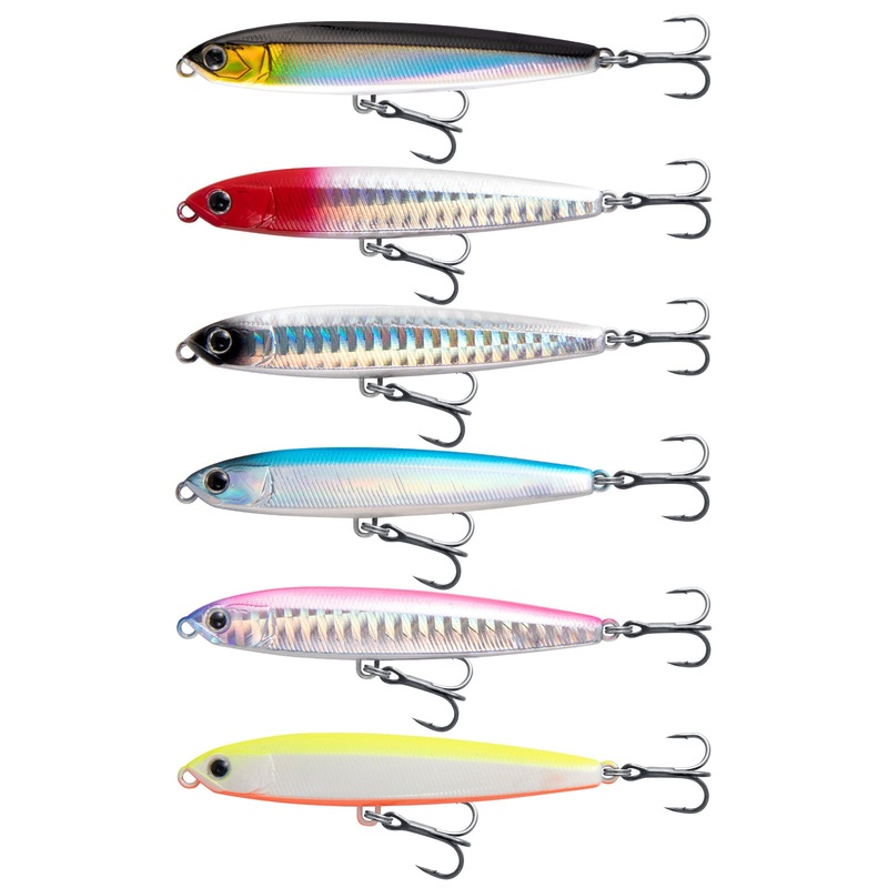Dr.Fish Topwater Lure Jig Pencil Lure with Treble Hooks