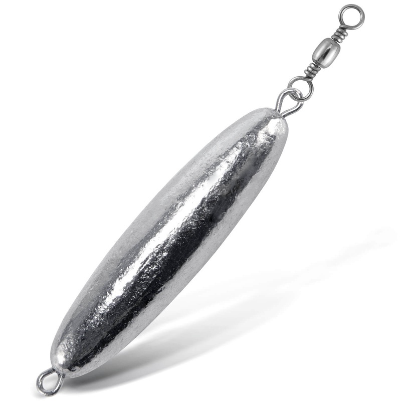 Dr.Fish 10pcs Trolling Sinkers with Swivel 1/16oz-1.2oz