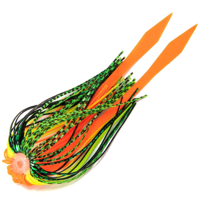 Dr.Fish 15pcs Replacement Jig Umbrella Skirts with Tail