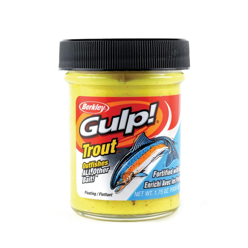 Gulp! Trout Dough|Marshmallow Cluster|American Pie|Chunky Chartreuse|Orange Pulp|Rainbow Candy|Sherbet Burst|Chunky Cheese|Gulp!|Gulp! with Garlic|Gulp! with Salmon Egg