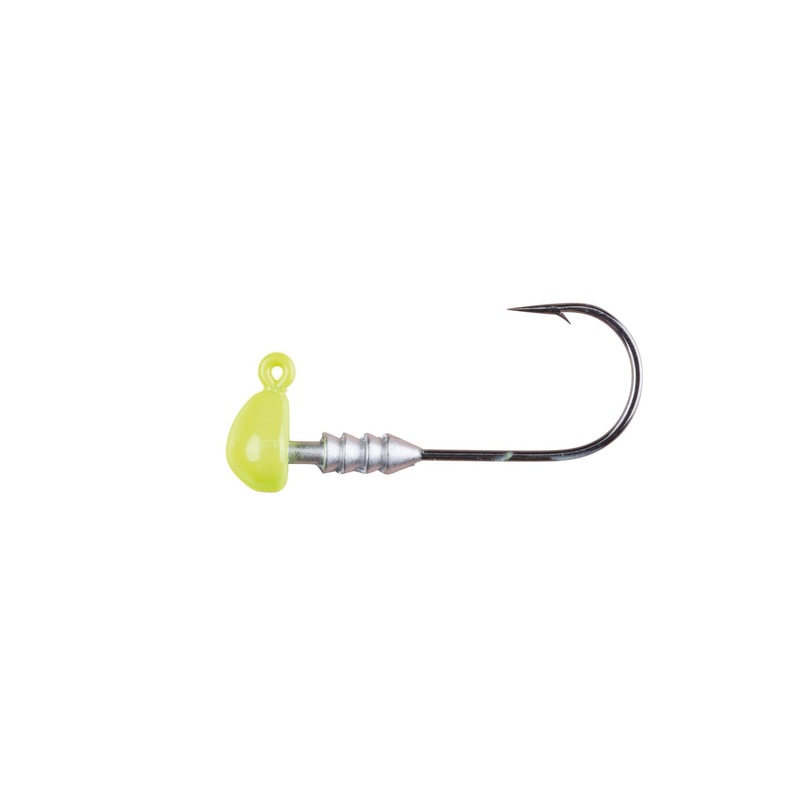 Half Head Jigs|Chartreuse|Black|Green Pumpkin|Smelt|Firetiger|1/16 oz|1/8 oz|3/8 oz|1/4 oz|1|1/0|3/0|2/0