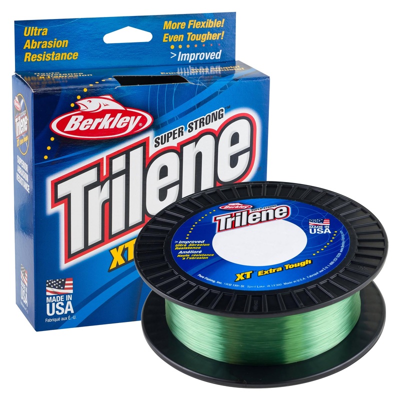 Trilene XT Bulk Spool|10 lb | 4.5 kg|12 lb | 5.4 kg|14 lb | 6.3 kg|6 lb | 2.7 kg|20 lb | 9 kg|4 lb | 1.8 kg|8 lb | 3.6 kg|17 lb | 7.7 kg|Low-Vis Green|Clear|1000 yd | 914 m|2800 yd | 2560 m|3000 yd | 2743 m