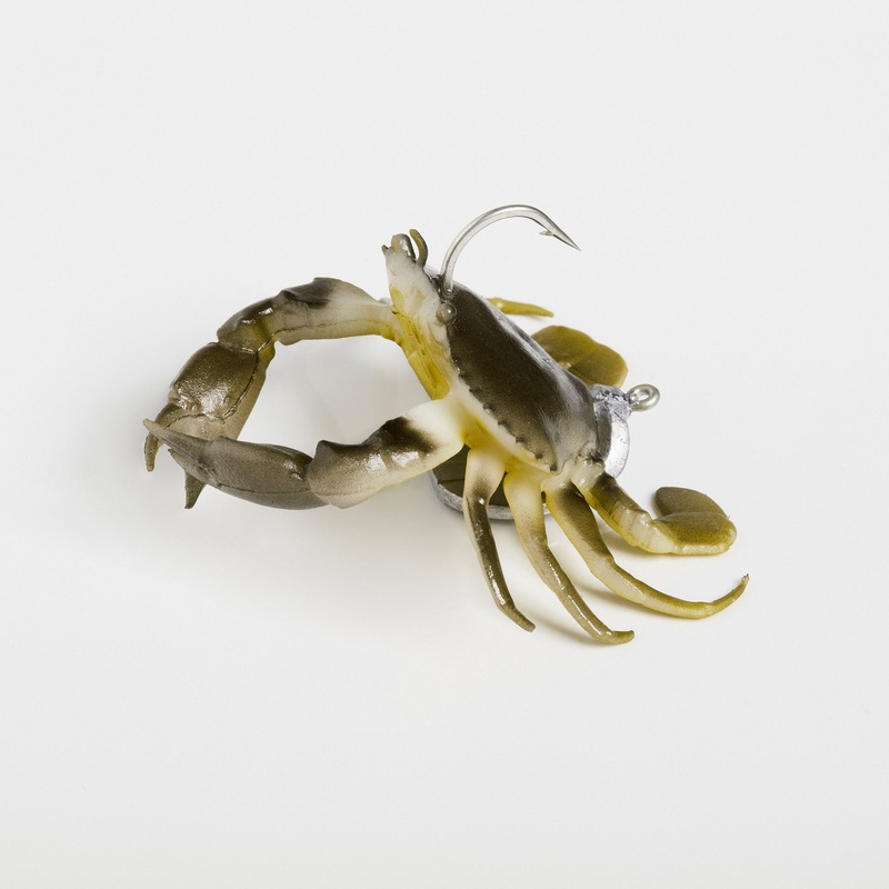 Savage Gear 3D Crab TPE|Blue Crab|Natural Peeler|3 in|2 in|1 in