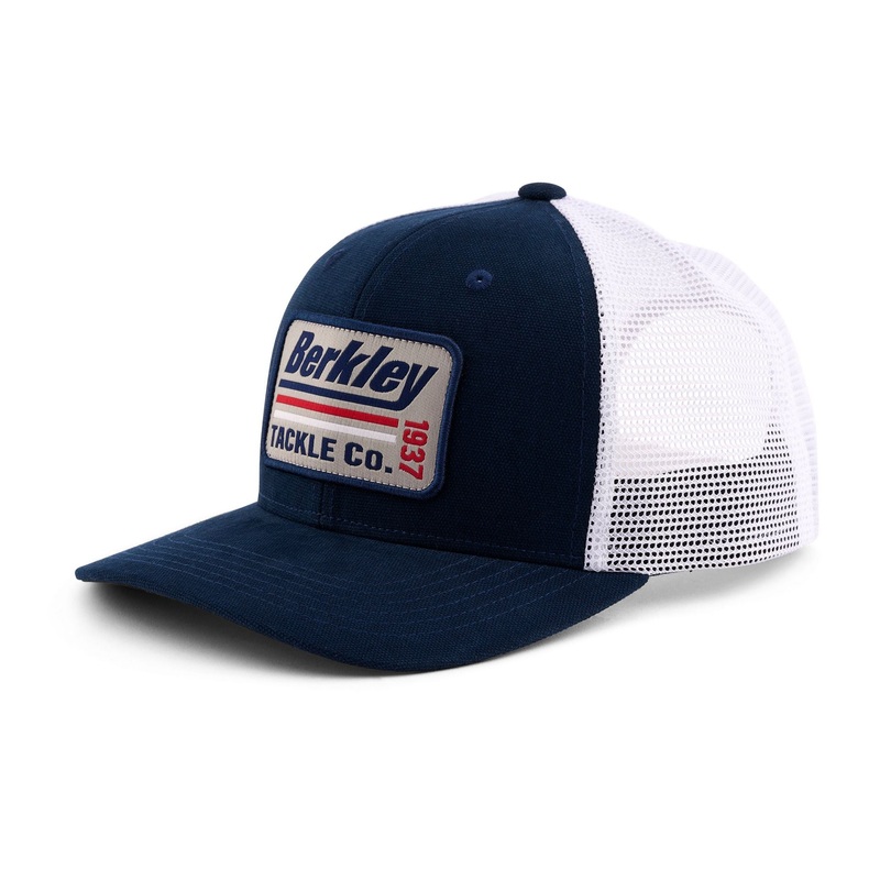 Berkley Striper Trucker Hat|Olive|Navy|Light Brown