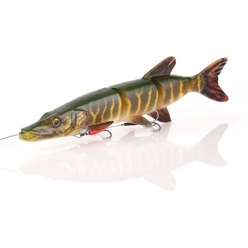 Savage Gear 4D Line Thru Pike|Striped Pike|14 in|19 in|10 in