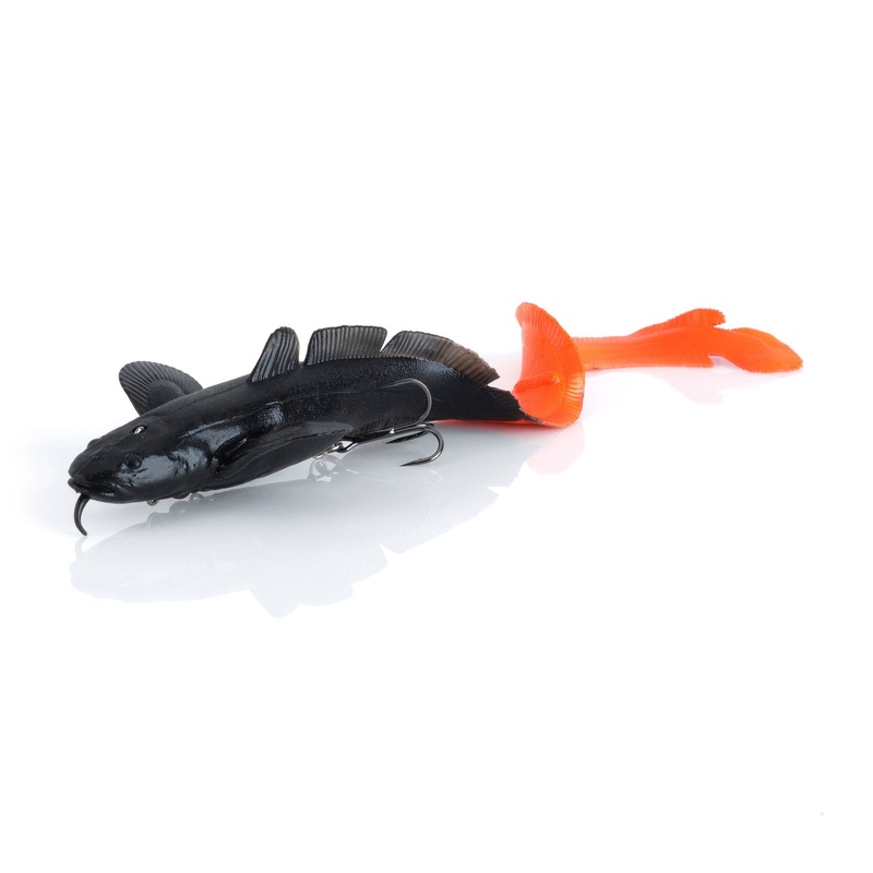 Savage Gear 3D Burbot|Black/Orange|Magic Motor Oil|Golden Ambulance|Firetiger|Walleye|14 in|10 in