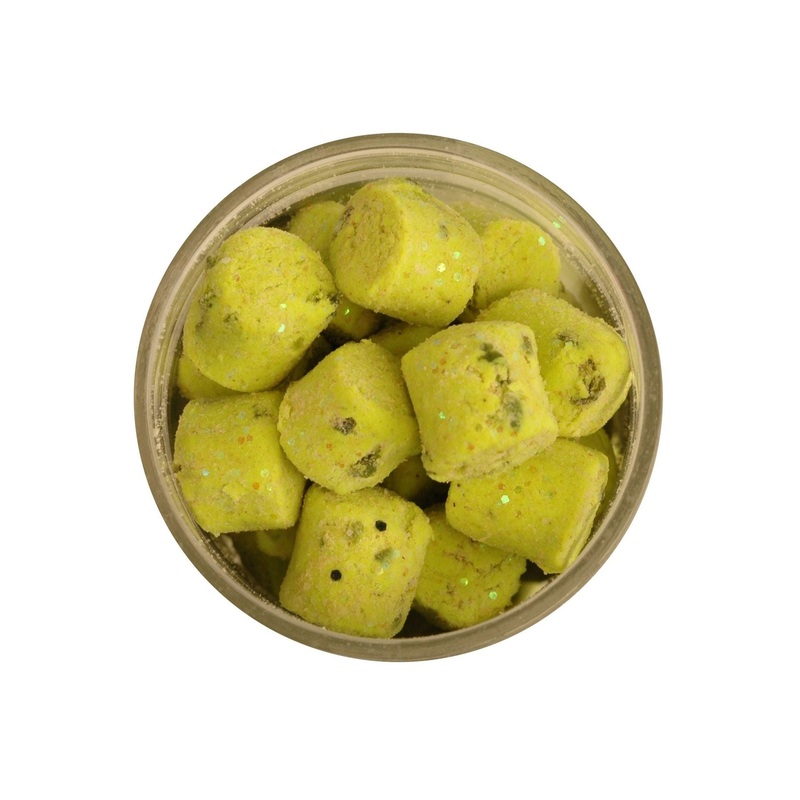 Berkley Gulp! Trout Nuggets|Chunky Chartreuse|Rainbow Candy|Chunky Cheese|Orange Pulp|Bomb Pop|Sherbet Burst|Marshmallow Cluster