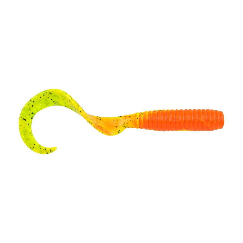 Berkley Gulp! Alive! Grub|Chartreuse Pepper Neon|15 oz|10.3 oz