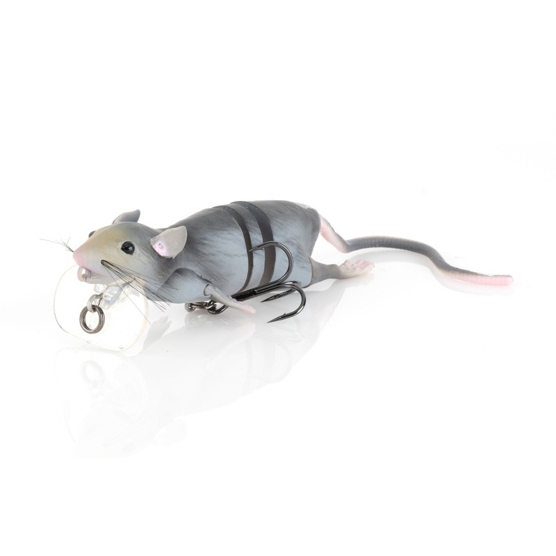 Savage Gear 3D Rat|White|Brown|Grey|Black|6.5 in|7.75 in