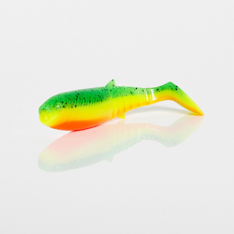 Savage Gear Cannibal Shad|Purple Glitter Bomb|Green Yellow Pearl|Motor Oil|Olive Hot Orange|White Flash|Firecracker|Holo Baitfish|Yellow Glow|4 in|5 in|2.5 in|3 in