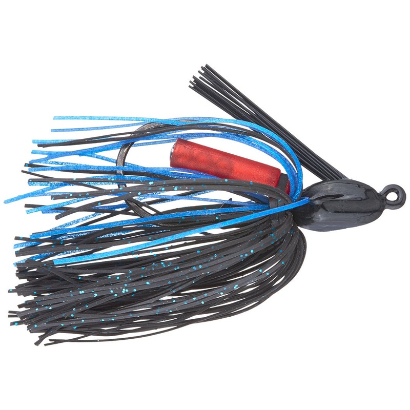 Booyah Swim’n Jig|White Shad|Black/Blue|Black/Chartreuse|3/8|1/2