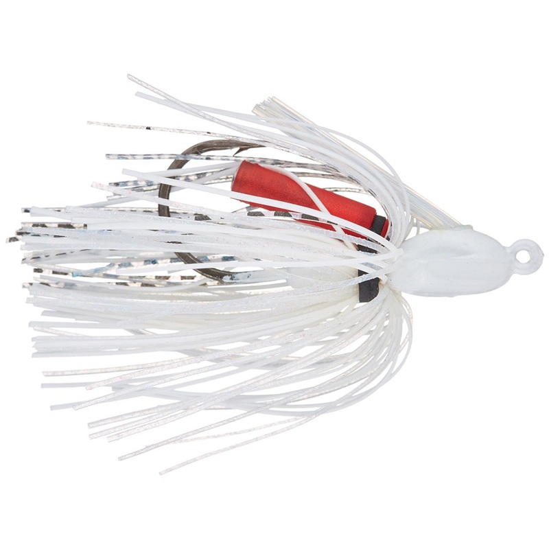 Booyah Swim’n Jig|White Shad|Black/Blue|Black/Chartreuse|3/8|1/2