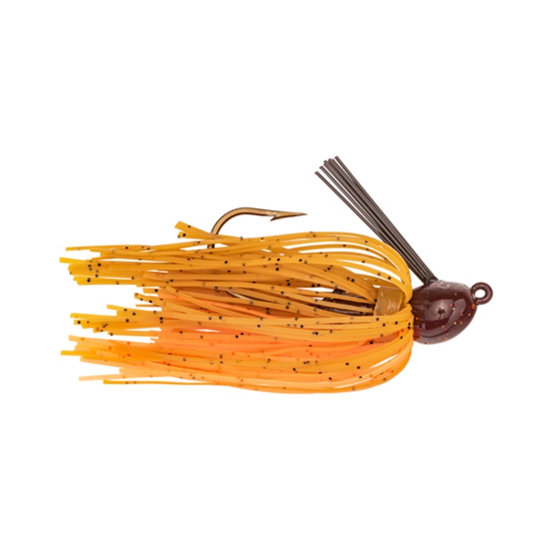 Strike King Bitsy Bug Jig|3/16|Black|Pumpkin Craw|Cajun Crawfish|Okeechobee Craw|Watermelon|White|Black and Blue|Blue Craw