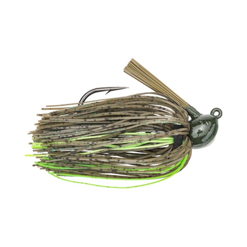 Strike King Hack Attack Jig|3/8|1/2|Black/Blue|Summer Craw|Candy Craw|Okeechobee Craw|Sexy Craw|Bama Craw