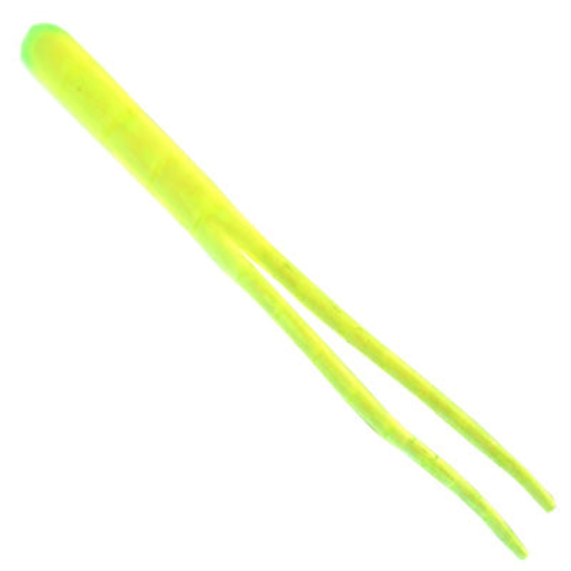Creme Split Tail Trailer|Chartreuse|Clear/Chartreuse Hot|White