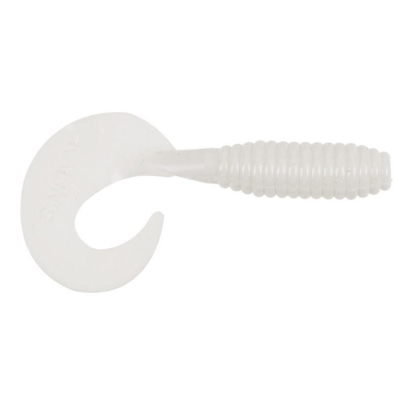 Kalin’s Lunker Grub|White|Smoke Salt and Pepper|Cotton Candy|Bluegill|Clear Silver Salt and Pepper|Watermelon Red Flake|Chartreuse Salt and Pepper|5|3