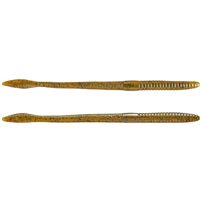 Strike King Finesse Worm|Watermelon Red|Green Pumpkin|6.5|7