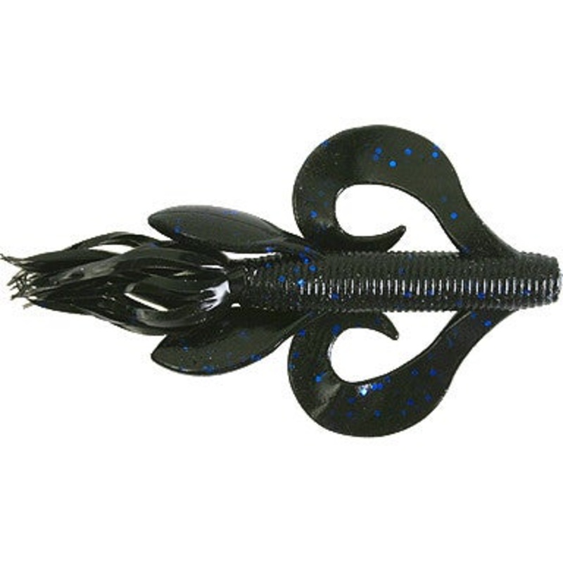 Yamamoto Baits Kreature|Black w/ Blue flake|Purple w/ Emerald flake|Royal Blue|Black w/ Red Flake