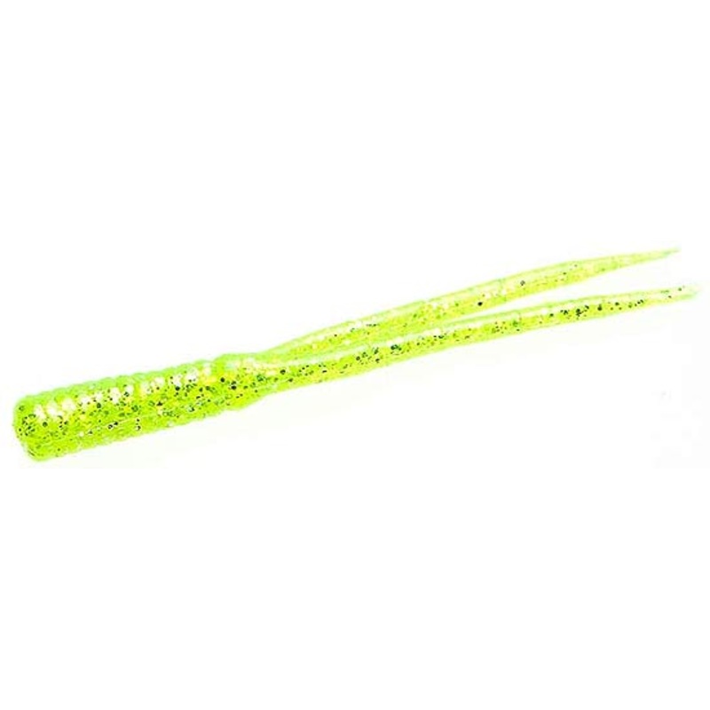 Zoom Split Tail Trailer|Chartreuse Glitter|White Pearl|Chartreuse Pearl|Glimmer Blue|White