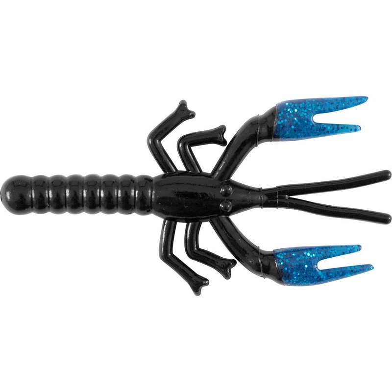 Zoom  Big Critter Craw|Watermelon Seed|Black/ Blue Claw|Black Red Red Claw|Green Pumpkin