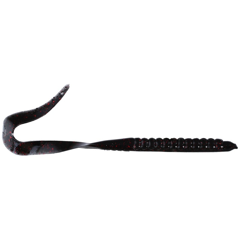 Zoom U-Tail Worm|Black Red Glitter|Black|Pumpkin|Junebug|Green Pumpkin|Watermelon Red|Watermelon Seed|Blueberry|Junebug Red|Red Bug|Plum|Red Shad|Tequila Sunrise|Cherry Seed|Scuppernong