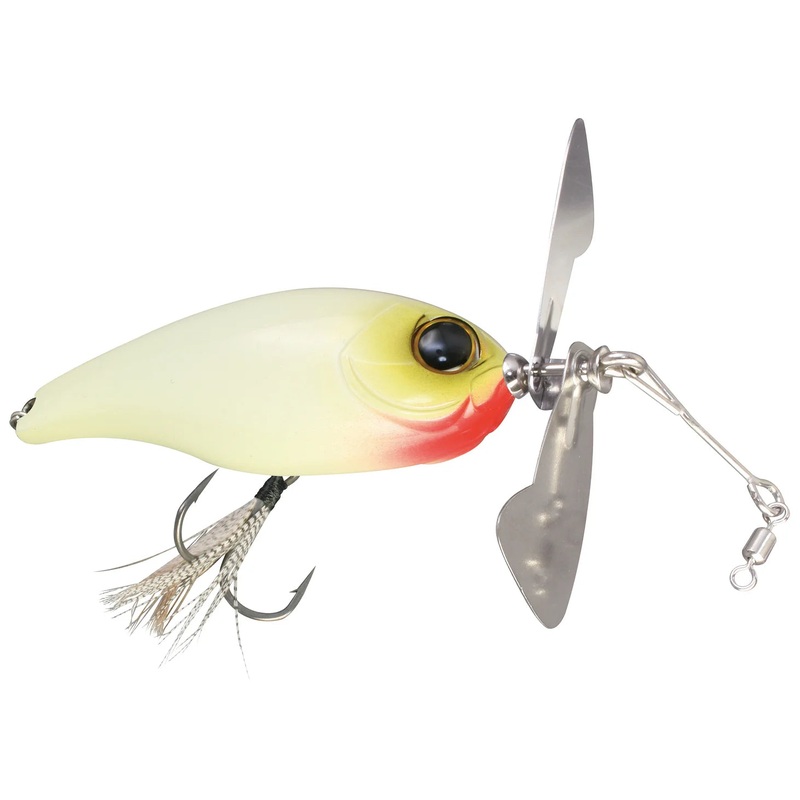 Jackall Chopcut Jr. Propbait|Black White Bone