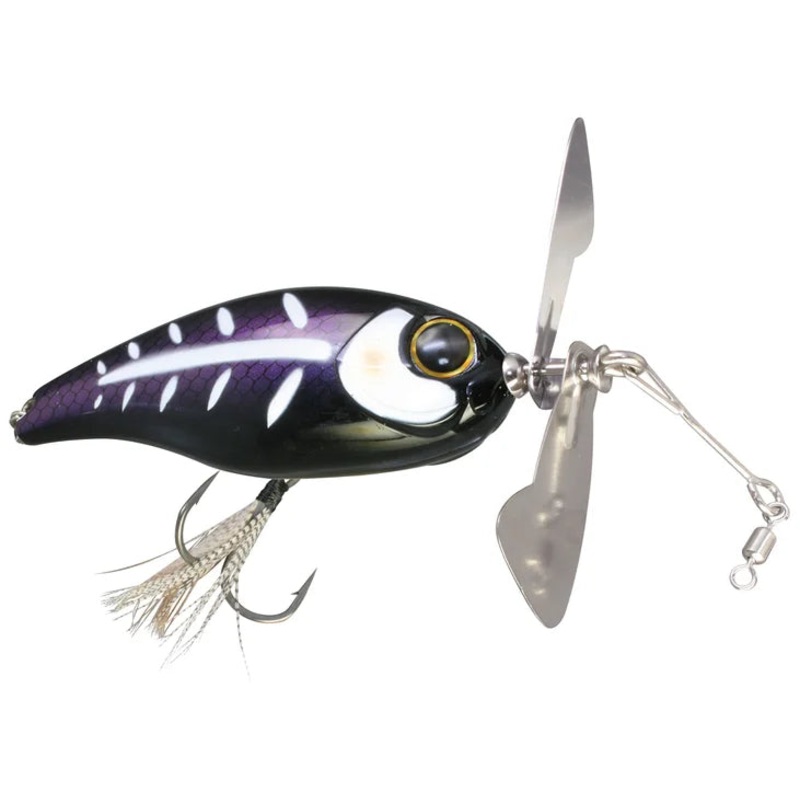 Jackall Chopcut Jr. Propbait|Black White Bone