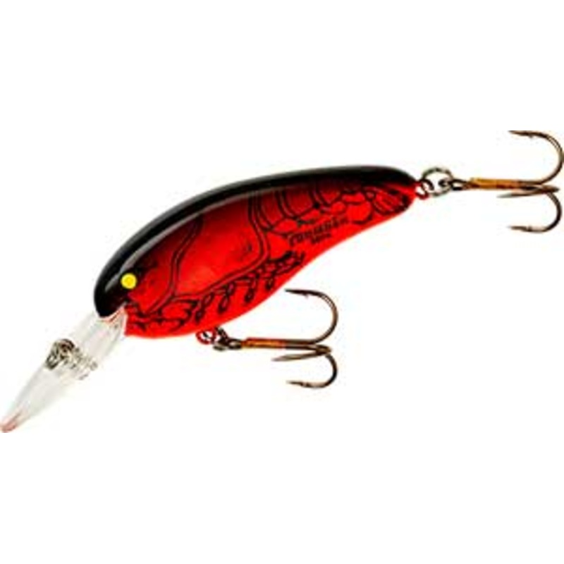Bomber Deep Flat A Crankbait|Apple Red Crawdad|Rock Craw|Muddy Craw